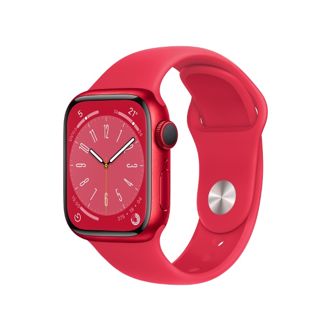 (ID당1회만참여가능) [47기] 매일 만보 퀘스트 Apple Watch Series 8 GPS + Cellular 41mm PRODUCT(RED) 알루미늄 케이스와 PRODUCT(RED) 스포츠 밴드